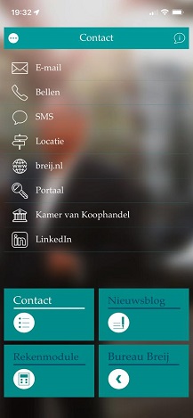 App foto contactscherm